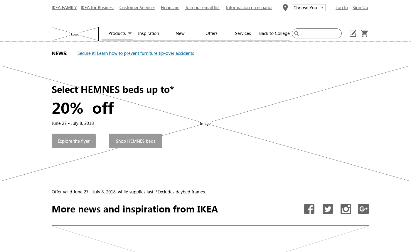 电商类Web原型制作分享-IKEA