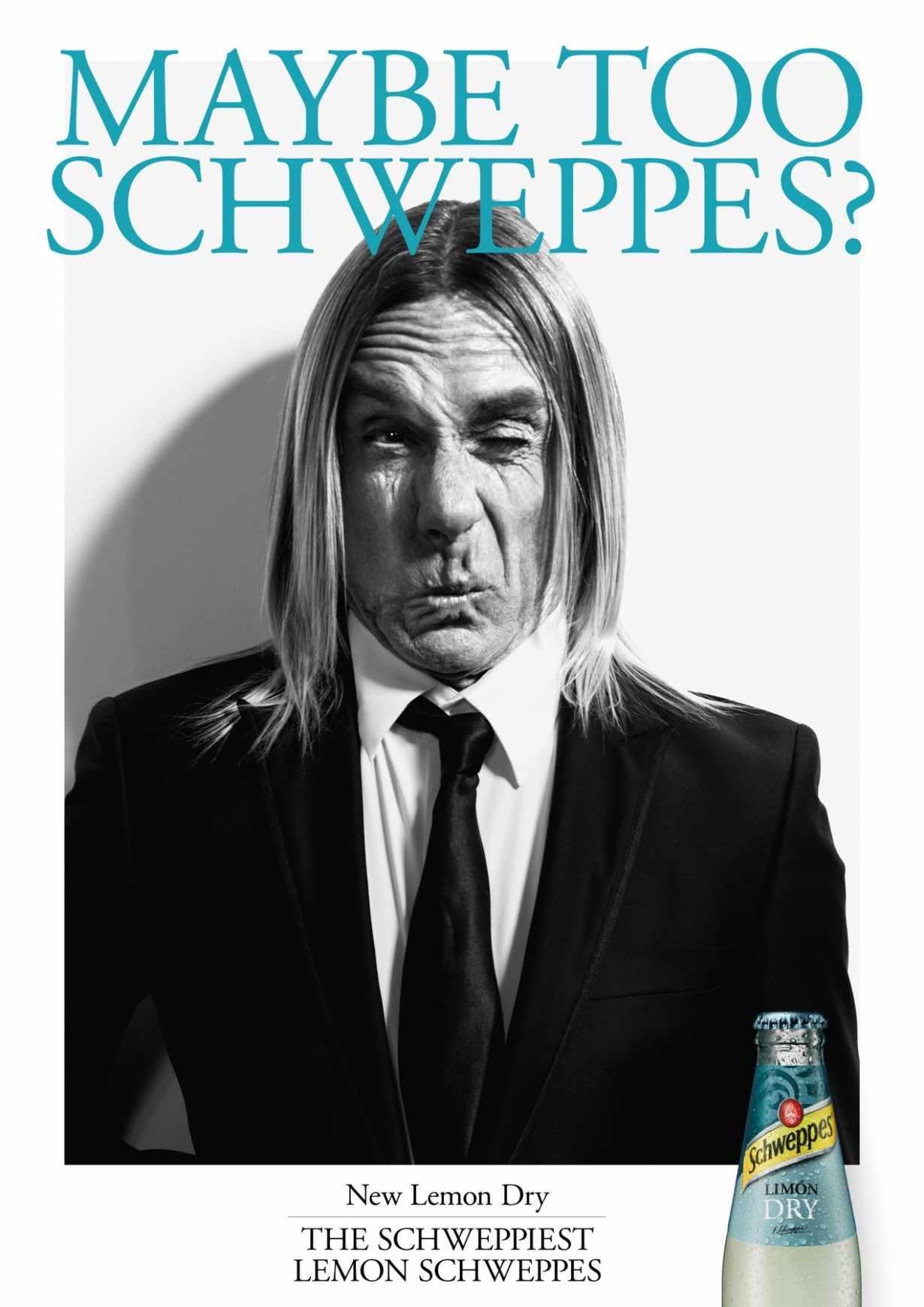 schweppes(怡泉)柠檬汽水创意海报设计