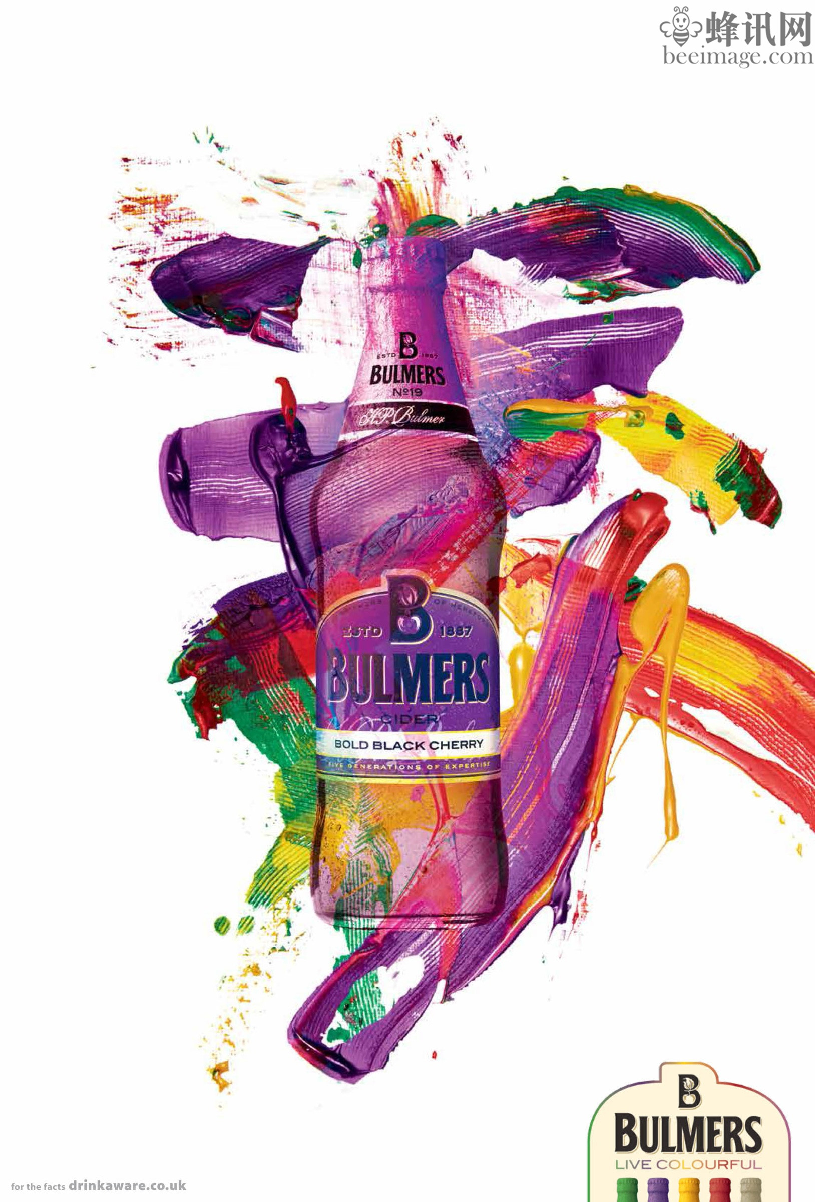 英国苹果酒平面广告设计bulmers:生活丰富多彩