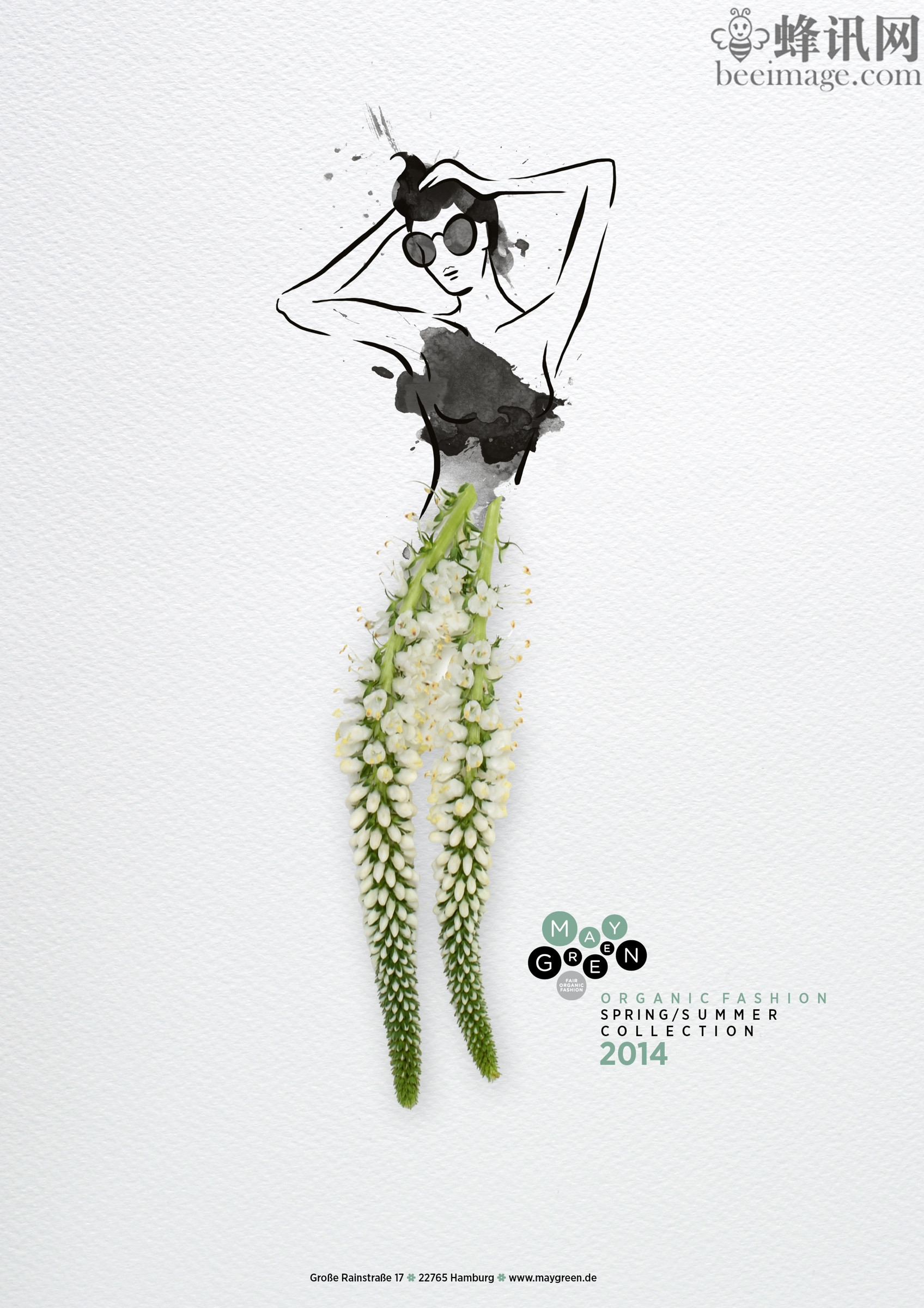 德国时尚服装创意海报设计:2014春夏系列时.