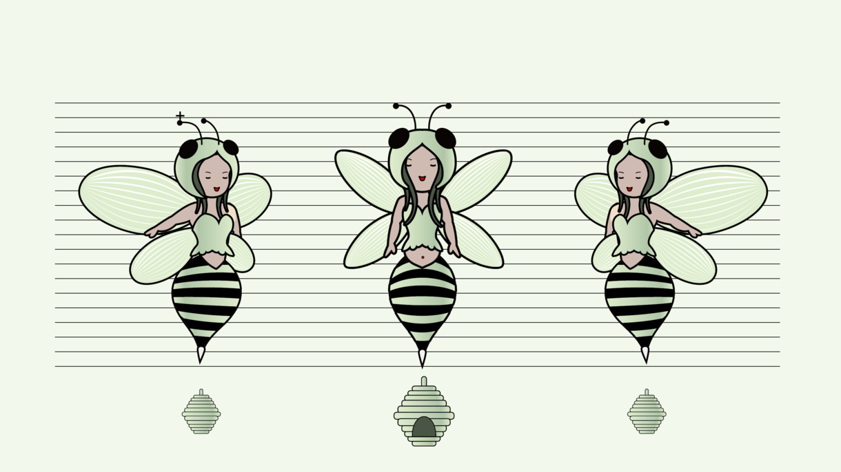 原创《遇见蜜蜂》IP平面设计