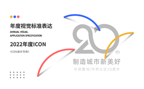 2022华润置地华西大区20周年logo提案