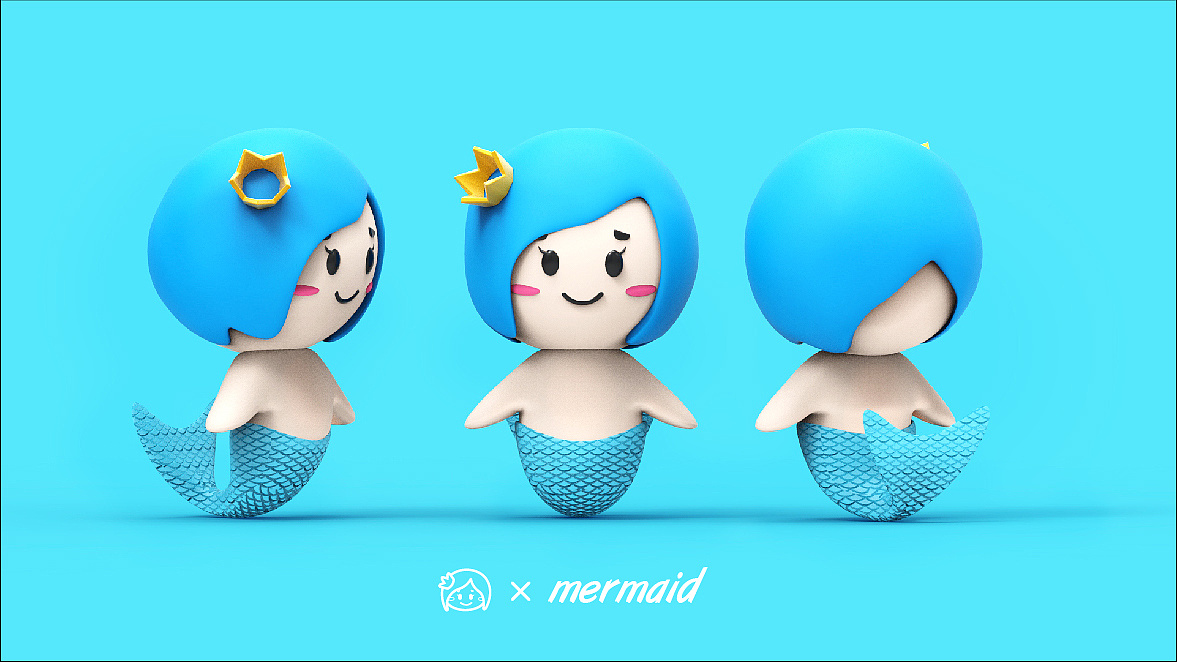 mermaid×2019 IP DESIGN平面设计