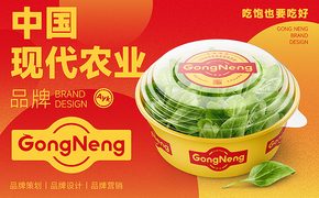 GongNeng农产品品牌LOGO设计｜食品｜农业LOGO设计图片