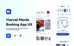 Marvel Movie app：一款关于国外影院app设计