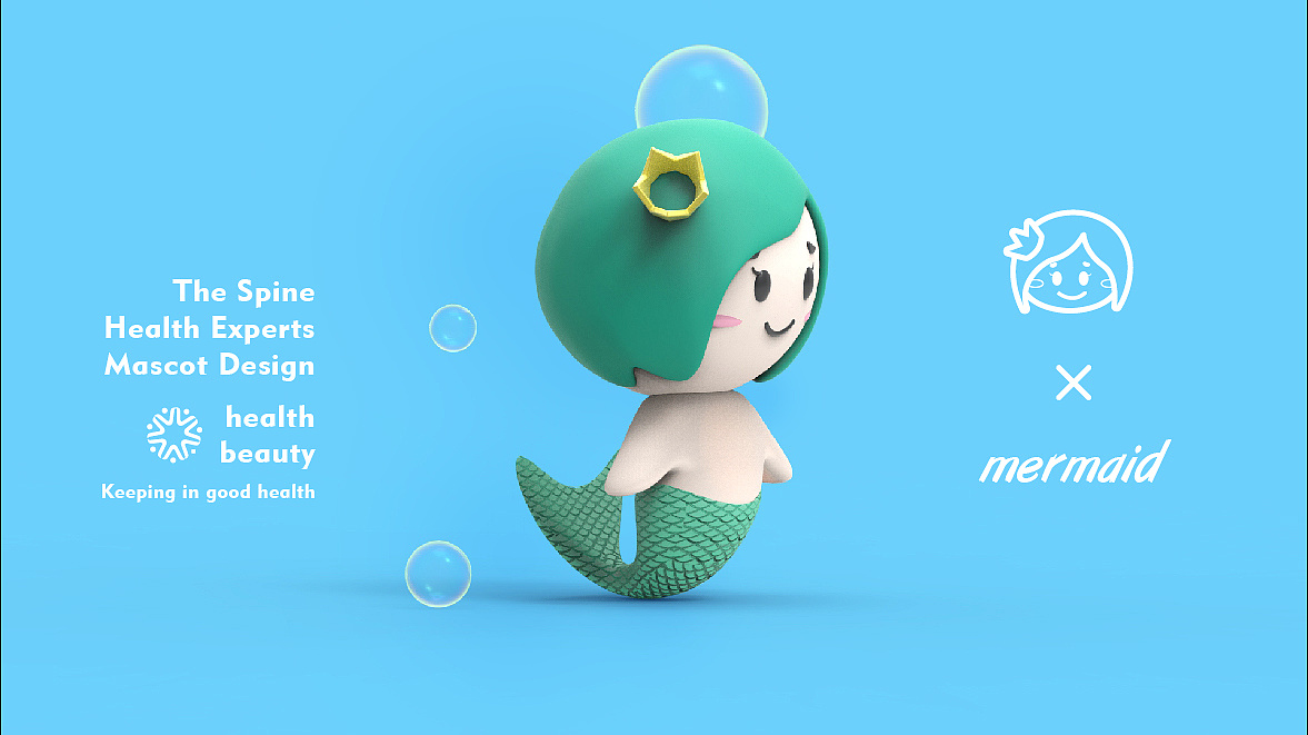 mermaid×2019 IP DESIGN平面设计
