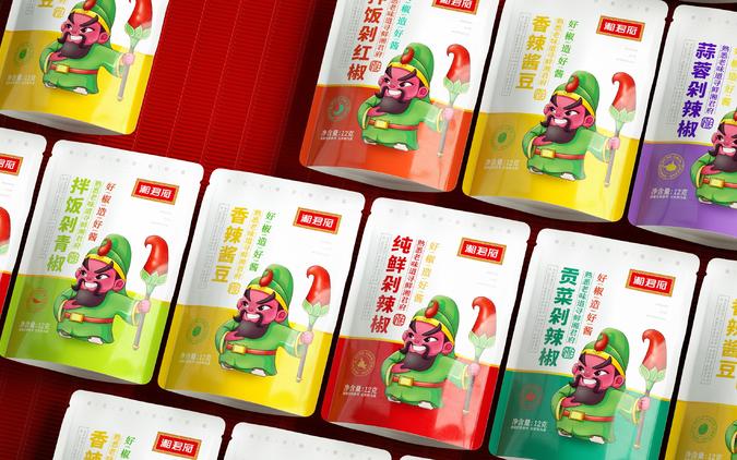 湘君府—辣椒酱产品包装设计