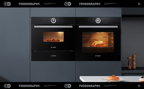 大家电摄影 | 博世Bosch烤箱 X 食摄集设计图片