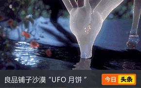 良品铺子沙漠“UFO月饼”，守护敦煌色彩设计图片