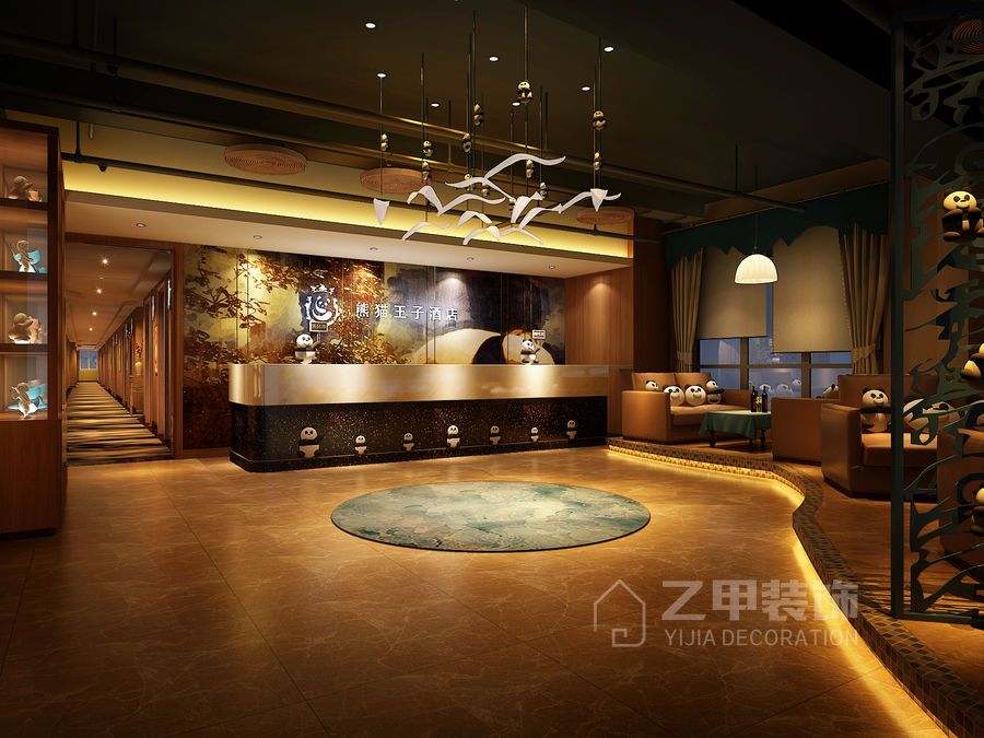 熊猫王子酒店_陇南酒店设计|陇南专业酒店设计