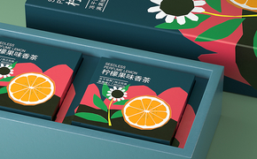 插画 包装设计 饮品包装设计 食品包装 柠檬茶包装设计图片