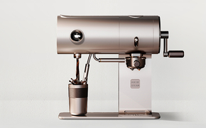 蒸汽系列05-研磨咖啡机设计图片