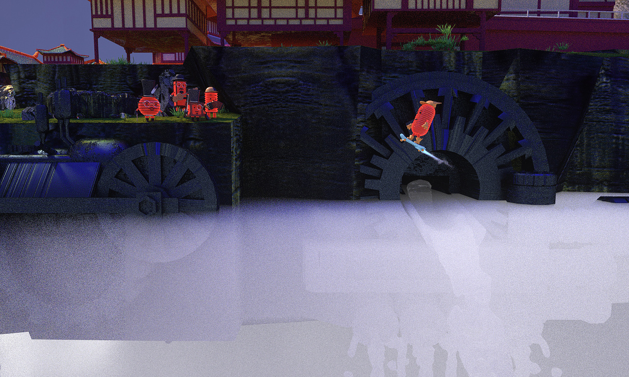 佐兹×《乌龟城》上色版三维/C4D设计