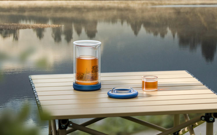 产品摄影| 便携式旅行茶具套装/透明玻璃茶具/茶具/旅行用品