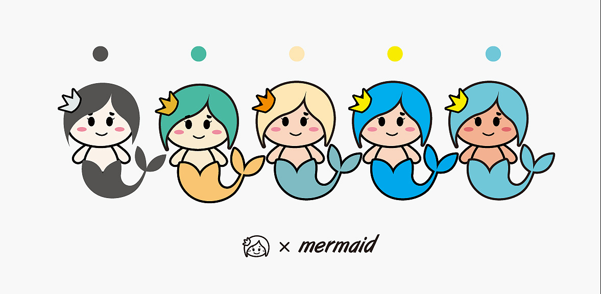 mermaid×2019 IP DESIGN平面设计