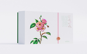 苦水玫瑰包裝盒設計設計圖片