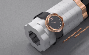 Armani手表广告临摹设计图片