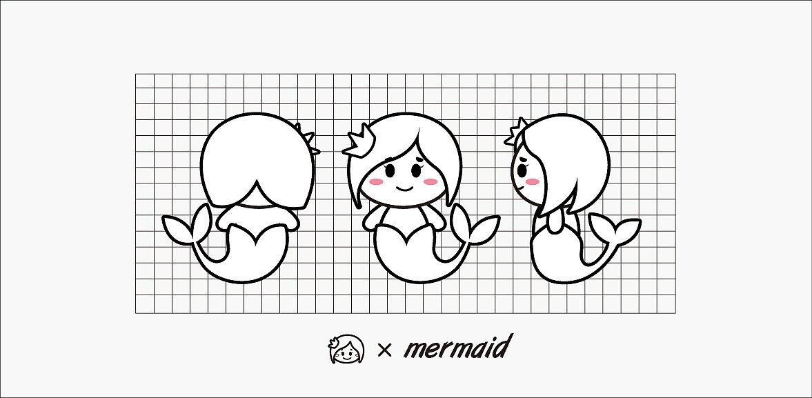 mermaid×2019 IP DESIGN平面设计