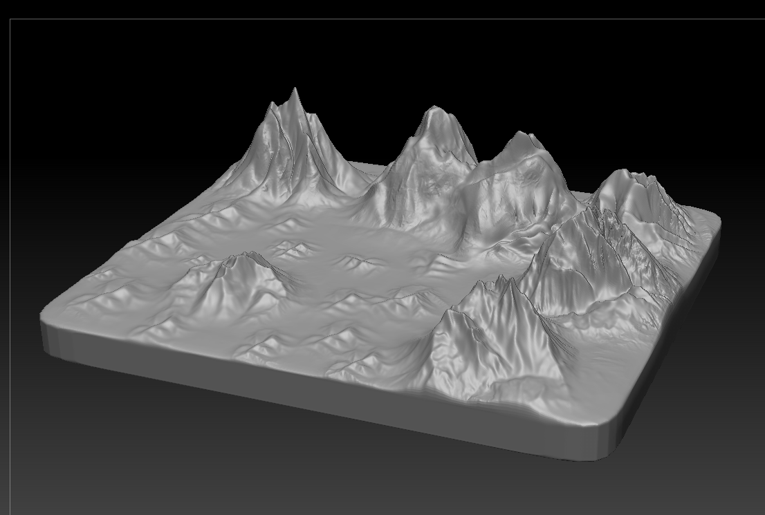 地形山脈3d圖製作,地型3d模型電圖做圖,3d打印沙盤效果圖設計圖片