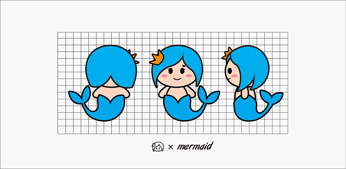 mermaid×2019 IP DESIGN平面设计