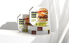 原味澳洲安格斯牛肉饼包装山姆超市新产品