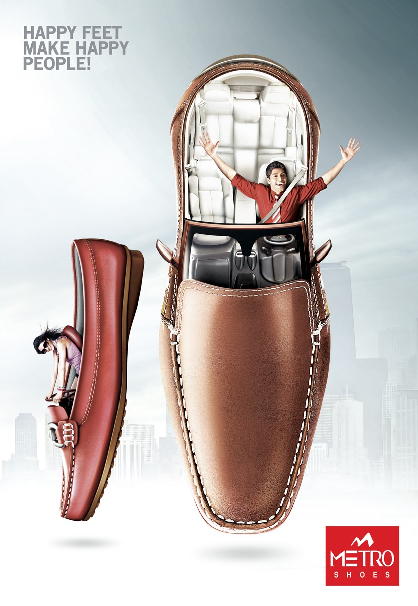 metroshoes皮鞋系列经典广告创意欣赏