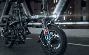 两个电动自行车-三维动画设计图片