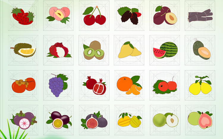 水果图标设计图片