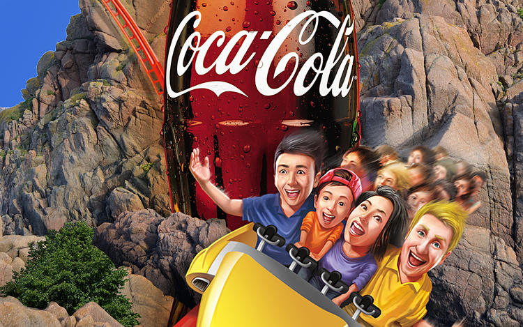 可口可乐广告海报设计图片